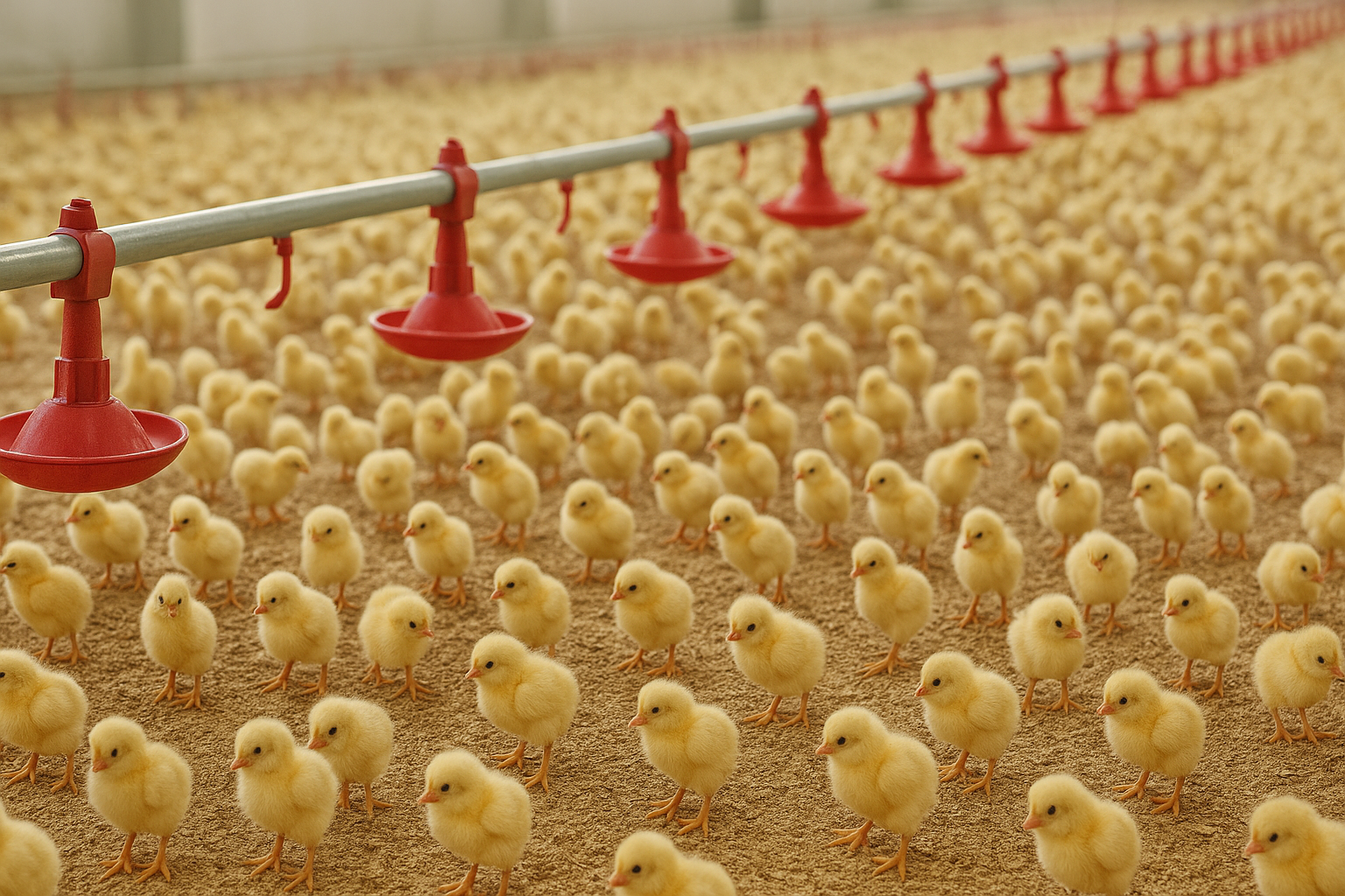 Automated commercial poultry hatchery setter room with modern incubator cabinets and environmental monitoring systems