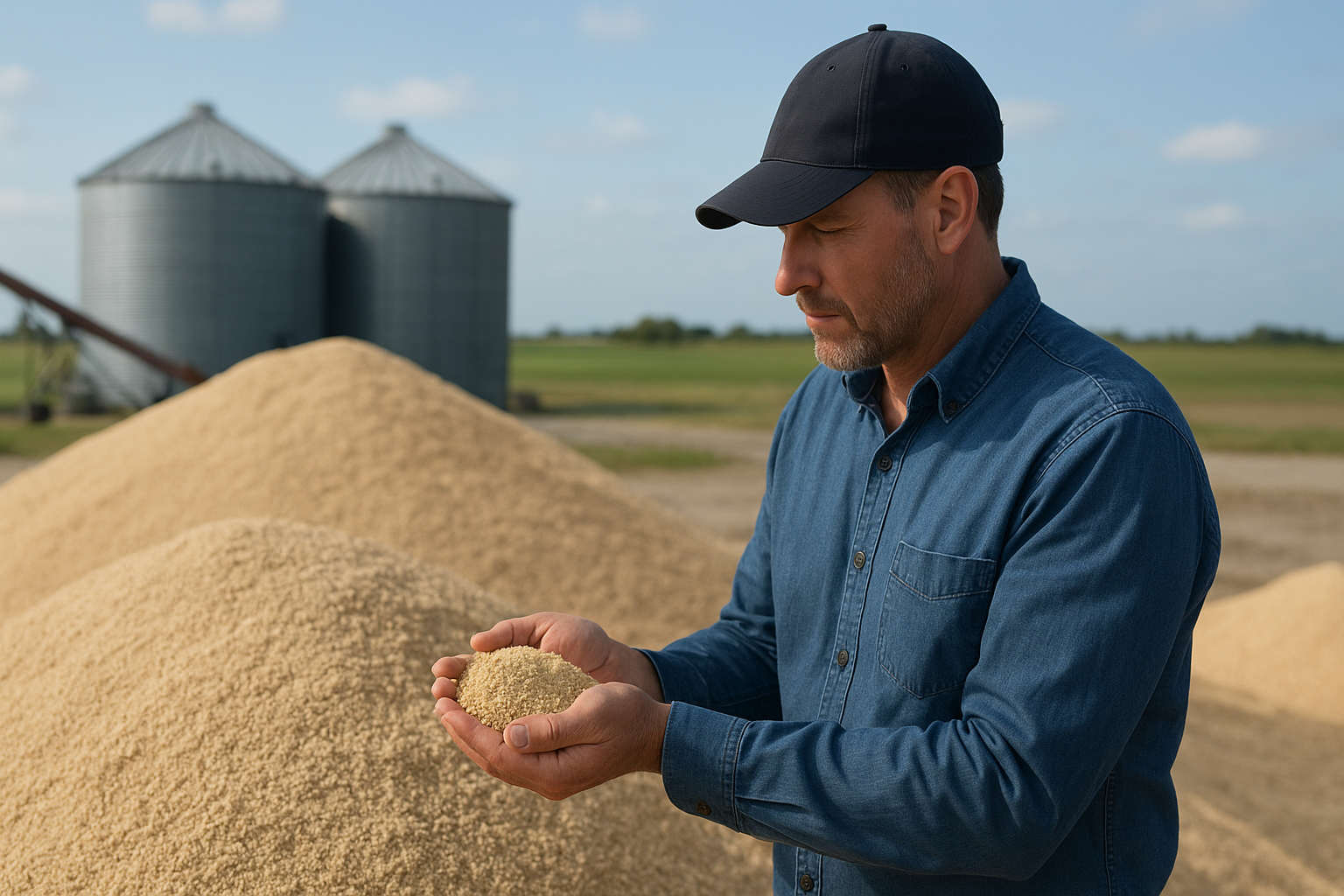 Industrial amino acid fermentation facility producing feed grade lysine